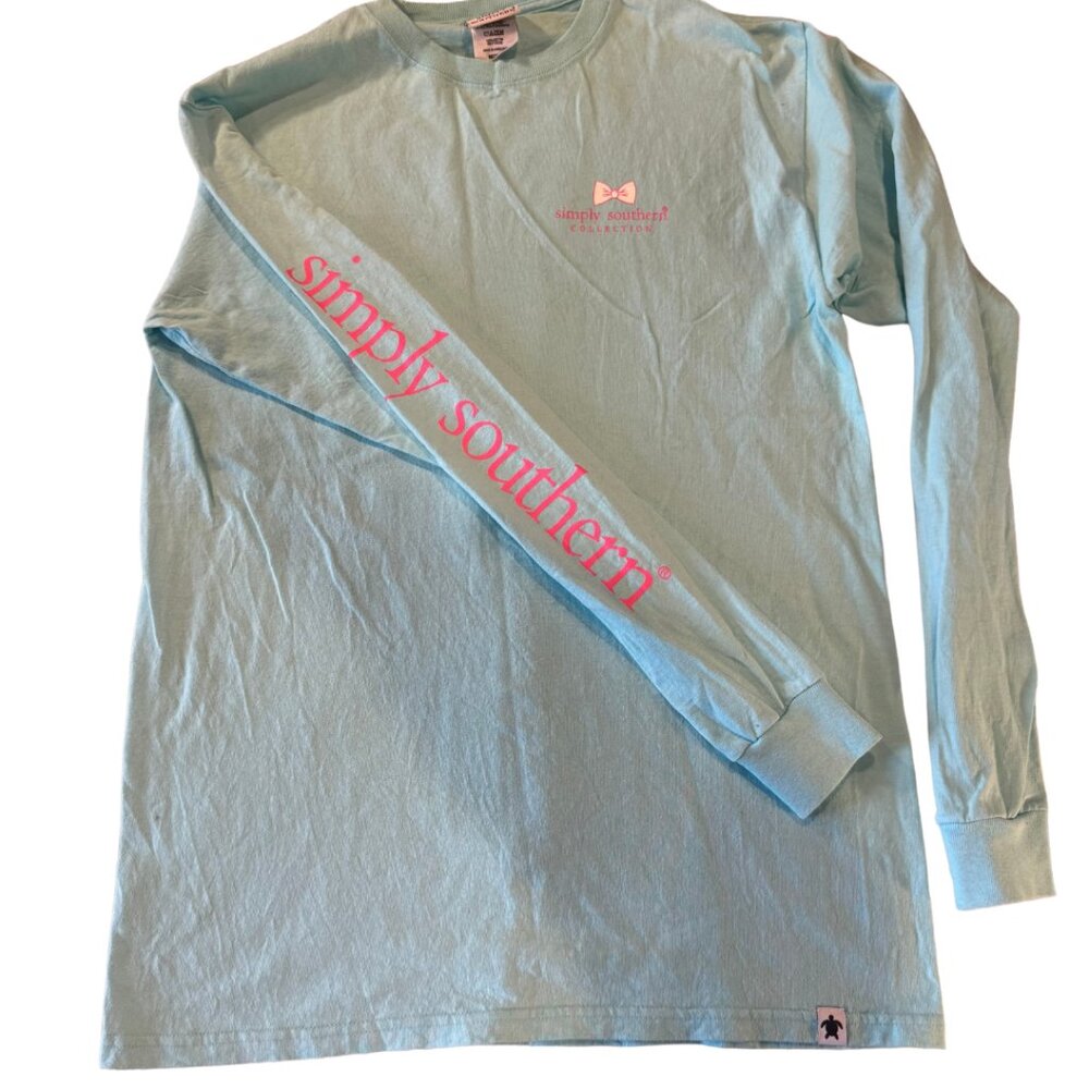 NWOT Simply Southern Long Sleeve T-shirt Women's Size Med
